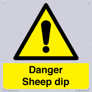Danger Sheep dip